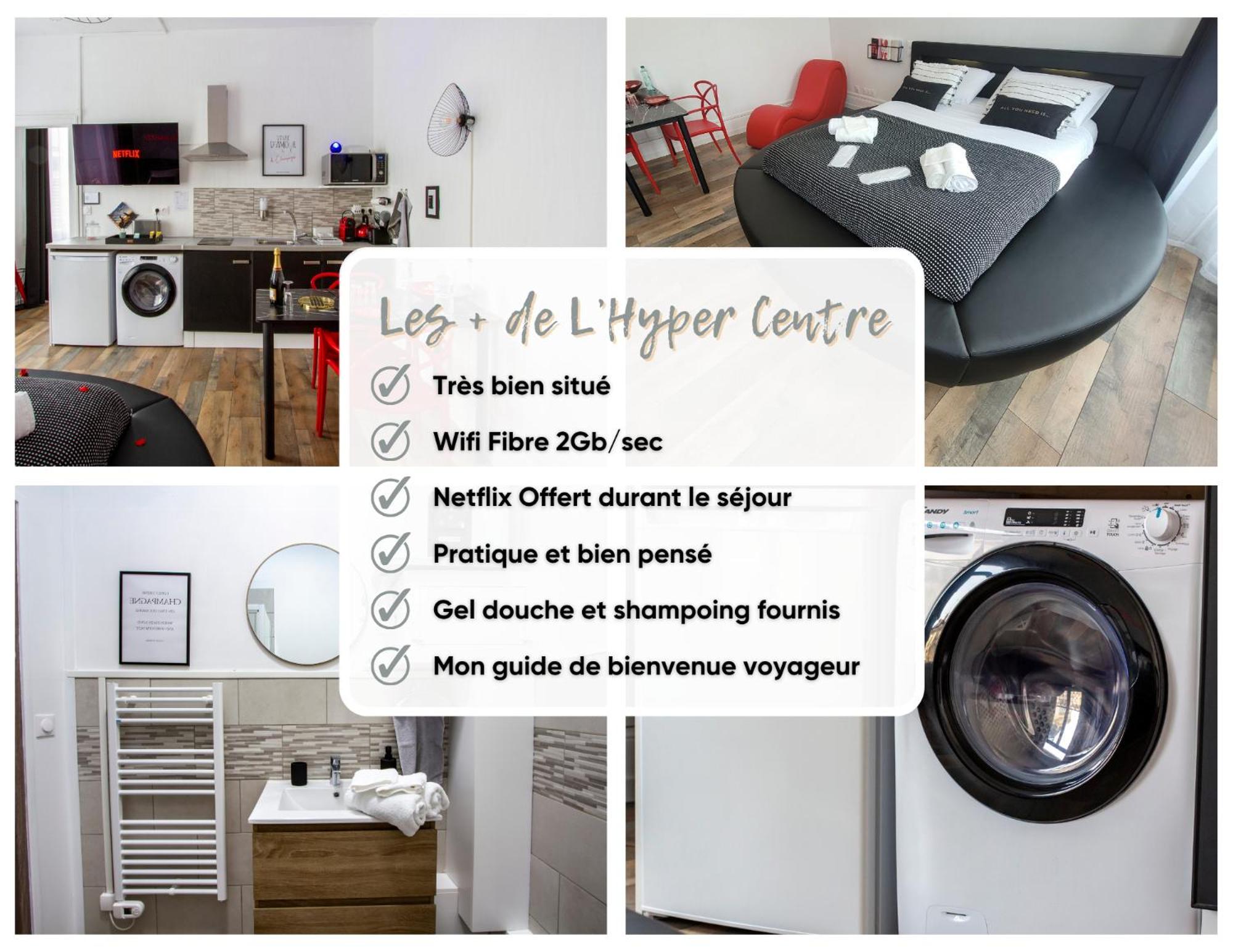 L'Hyper Centre - Netflix & Wifi - Literie Haut De Gamme - Check-In 24H24 - Goodmarning Châlons-en-Champagne Dış mekan fotoğraf